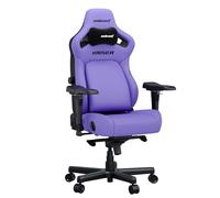 Anda Seat Kaiser 4 - Sedia da gioco per adulti, reclinabile XL, con 4 livelli di apertura lombare, in ecopelle antimacchia, supporto per collo e schiena, sedia ergonomica da ufficio viola