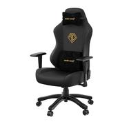 Anda Seat Phantom 3 Sedia Gaming Ergonomica per Adulti - Poltrona Gaming Reclinabile in Similpelle con Supporto Lombare e Braccioli Regolabili - Gaming Chair Premium per Ufficio e Casa, Nero