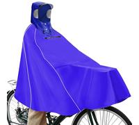 Andake Poncho Antipioggia Per Bicicletta Per Uomo E Donna, Impermeabile Per Ciclismo Poncho Antipioggia, Poncho Antipioggia Uomo, Poncho Antipioggia Donna Impermeabile Per Bicicletta, Blu, Taglia