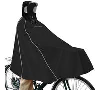 Andake Poncho Antipioggia Per Bicicletta Per Uomo E Donna, Impermeabile Per Ciclismo Poncho Antipioggia, Poncho Antipioggia Uomo, Poncho Antipioggia Donna Impermeabile Per Bicicletta, Nero , Taglia
