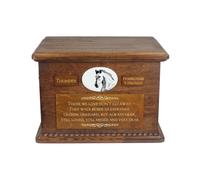 Andalusia Holzurne Con Einer Ritti Statua Art-Dog