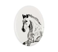 Andalusia Lastra Tombale Con Cavallo Art-Dog