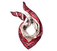 ANDANTINO Sciarpa in 100% pura seta di gelso, 88,9 cm, grande, quadrata, leggera, fascia per capelli da donna, con confezione regalo, Large