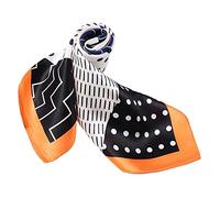 ANDANTINO Sciarpa in 100% seta di gelso, 53,3 cm, sciarpa quadrata leggera, traspirante con stampata digitale e confezione regalo, Medium