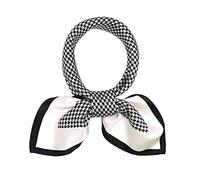 ANDANTINO Sciarpa quadrata in 100% seta di gelso per capelli, 65 x 65 cm, unisex, in seta naturale, foulard con stampa digitale, Medium
