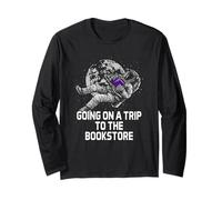 Andare in Viaggio in libreria Divertente Bookworm Humor Maglia a Manica