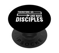 Andate dunque e fate ai discepoli la fede cristiana Gesù Preghiera PopSockets PopGrip Adesivo