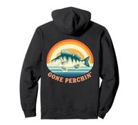 Andato Perchin' Pesca per Il Pesce persico all'alba Felpa con Cappuccio