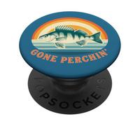 Andato Perchin' Pesca per il pesce persico all'alba PopSockets PopGrip Adesivo