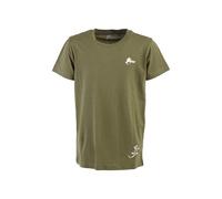 Ande Geko JR T-Shirt, Verde Foglia, 152 Unisex Bambino