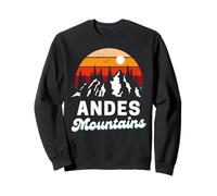 Ande Montagne Escursioni All'aperto Natura Retro Viaggio Souvenir Felpa