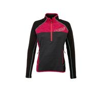 Ande W32002-C580 QUALIDO Lady Half Zip Maglia Lunga Donna Antracite/Nero Taglia L
