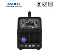 ANDELI 220V Saldatrice TIG AC/DC 200A con Impulso Freddo MMA Saldatura di Alluminio MultiProcesso Saldatore TIG LCD HF Saldatura a punti