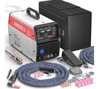 ANDELI 230V 200AMP saldatrice in alluminio saldatrice TIG saldatrice a freddo a impulsi AC DC TIG-205Pro ACDC