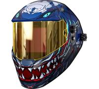 ANDELI Casco da saldatura digitale per auto, 18,3 x 8,1 cm, campo visivo panoramico + True Color | ricarica rapida USB-C | protezione DIN16 UV/IR | per MIG/MAG, Wig, E-Hand Rettifica, taglio (OPTIM