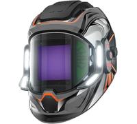 ANDELI Casco saldatura 4 LED True Color - Visione Panoramica 180° USB-C