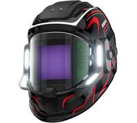 ANDELI Casco saldatura 4 LED True Color - Visione Panoramica 180° USB-C