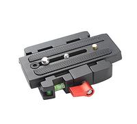 Ander opiastra a sgancio rapido fotocamera treppiede clip di trigger rapido adattatore con piastra di innesco rapido compatibile con testa Manfrotto 501 500Ah 701HDV 503HDV Q5 (# 1)