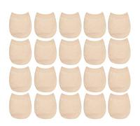 ANDERK 10 paia di calzini da donna a taglio basso, copertura per dita dei piedi, mezza invisibile, in cotone, senza cuciture, Colore carne., Taglia unica