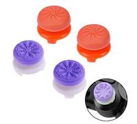 ANDERK Gommini Joystick PS5 Custodia per Impugnatura in Silicone Arancione con Impugnatura Controller PS5, Arancione e viola