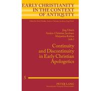 Anders-Christia Continuity and Discontinuity in Early Christi (Copertina rigida)