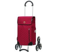 Andersen Carrello portaspesa Scala Acciaio con Ruota Ø 3 x 13 cm e 43 Litri Borsa Sofia Rosso
