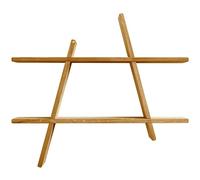 Andersen Furniture A-Shelf Scaffale Medio 52x9x46 Frassino Oliato Fumé
