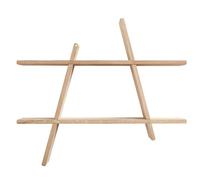 Andersen Furniture Scaffale A-Shelf Grande 78x12x67 cm Rovere Naturale Oliato