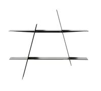 Andersen Furniture Scaffale A-Shelf Medio 52x9x46 Nero