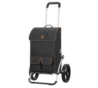 ANDERSEN Royal Shopper Ipek Ma - Trolley per la spesa isolato, in alluminio, pieghevole, silenzioso, 42 l, colore: Nero