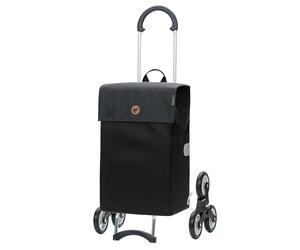 Andersen SHOPPER MANUFAKTUR carrello della spesa Treppensteiger Scala Shopper Hera 47L Black nero