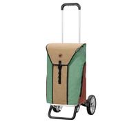 Andersen Shopper Trolley 'Alu Star' beige / verde / rosso Donna Andersen Shopper One Size