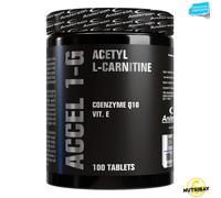 ANDERSON Accel 1-G 100 Acetil L-Carnitina Bruciagrassi Dimagrante coenzima q10