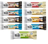 Anderson Barretta Proteica - Peak Crunchy IsoHydro Protein Bar -Gusti Misti - 50% Proteine idrolizzate, 12 x 55g - 0 Zuccheri, senza glutine