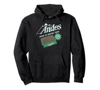 Andes Creme de Menthe Thins Distressed Ad Mint Candy Felpa con Cappuccio