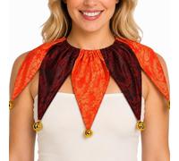 ANDHOM Accessori per costume da giullare per adulti con campane dorate