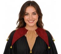 ANDHOM Accessori per costume da giullare per adulti con campane dorate