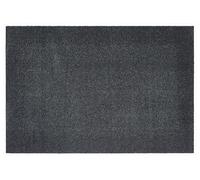 Andiamo 700612 - Zerbino Samson, in cotone lavabile a 30° C, dimensioni: 60 x 100 cm, tinta unita, colore: Antracite