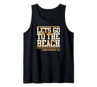 Andiamo A La Spiaggia Long Beach California Canotta