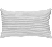 andiamo Emy - Cuscino decorativo con effetto velluto a coste, 30 x 50 cm, colore: Bianco