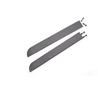 andiamo Listello angolare per Piastrelle di plastica, Lunghezza: 43 cm, Set da 2 Listelli angolari, Grigio Scuro