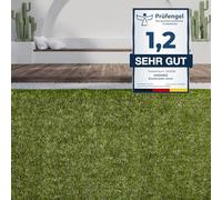 andiamo Prato artificiale Jever in verde, tappeto per prato, terrazzo, balcone, colore: verde, dimensioni: 100 x 200 cm