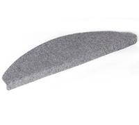 andiamo Tappetino per Scale Paris - Tappetino Autoadesivo per Scale - Set di 15 tappetini per Scale - Tappetino per Scale Interne per Proteggere Le Scale da Graffi e Usura 23 x 65 cm Grigio