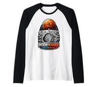 Andiamo su Marte Marte Missione di esplorazione su Marte Pianeta Rosso Maglia con Maniche Raglan