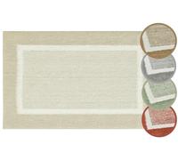 andiamo Tappetino da bagno antiscivolo Maui - Tappetino da bagno morbido e soffice - Tappetino da bagno antiscivolo lavabile 60 x 100 cm beige