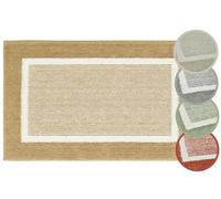 andiamo Tappetino da bagno antiscivolo Maui - Tappetino da bagno morbido e soffice - Tappetino da bagno antiscivolo lavabile 60 x 100 cm, tortora