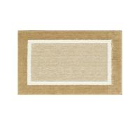 andiamo Tappetino da bagno antiscivolo Maui - Tappetino da bagno morbido e soffice - Tappetino da doccia per bagno, antiscivolo, lavabile, 40 x 60 cm, tortora
