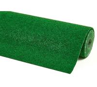 andiamo Tappeto erboso artificiale Easy Precoat senza gommini, per esterni, resistente, facile da pulire, resistente alle intemperie, 133 x 300 cm, verde
