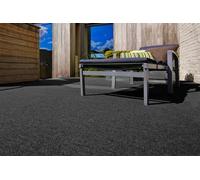 andiamo Tappeto in erba artificiale con borchie - da utilizzare come rivestimento per balconi o tappeto per esterni 133 x 400 cm Antracite