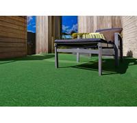 andiamo Tappeto in erba artificiale con borchie - da utilizzare come rivestimento per balconi o tappeto per esterni 200 x 100 cm Verde